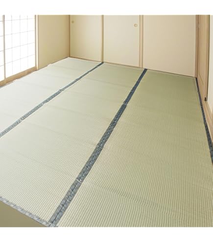 Amazon｜シロマルストア 天然い草円座 手編み 直径57cmい草うずまき円